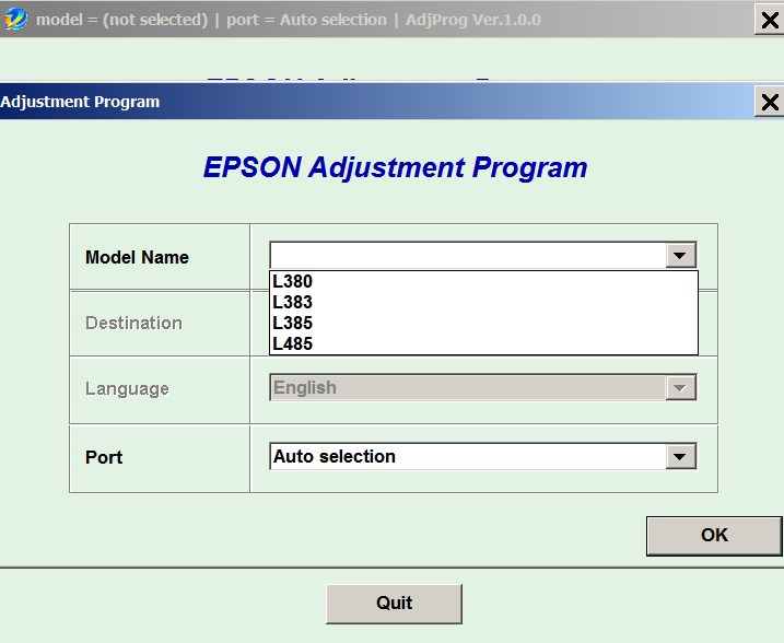 epson m100 adjustment program
